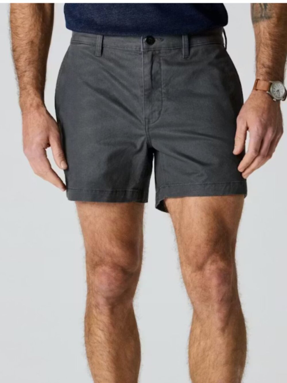 Flint and Tinder shorts - 5 inch length, 32 waist, Gray
